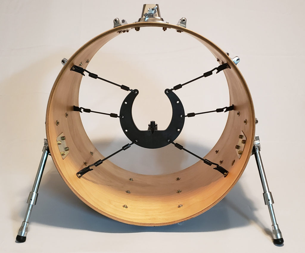 Internal drum microphone mount