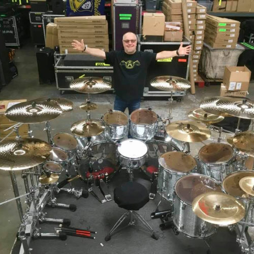 Kelly SHU™ System Endorsing Drum Technician Lorne "GUMP" Wheaton