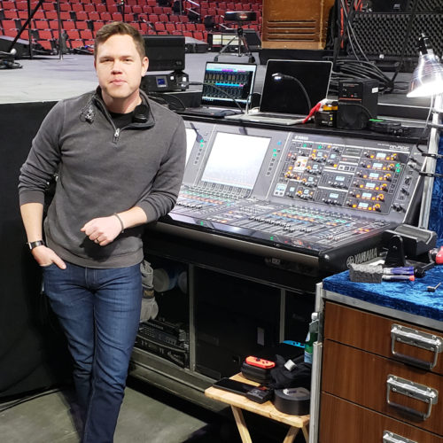 Kelly SHU™ System Endorsing Audio Engineer Benjamin Rigby with Eric Church