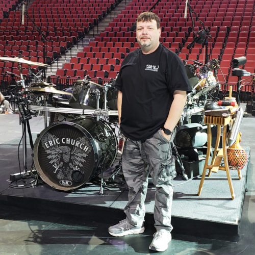 Kelly SHU™ System Endorsing Drum Technician William Coats