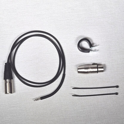 The Kelly SHU™ PLUGZ. Male XLR-to-Female 3.5mm TRS Stereo Converter. Tight access XLR audio connection system.