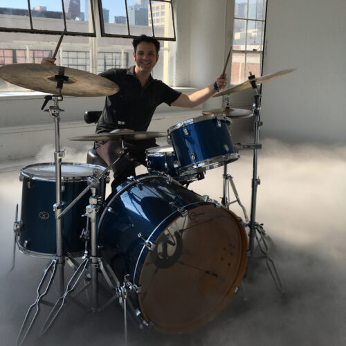 Kelly SHU System endorsing drummer Ryan Gio